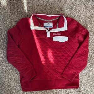 Red Kids Shirt with White Accents